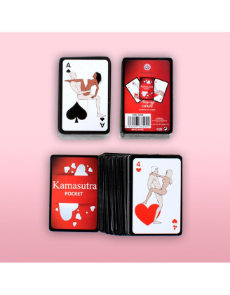 Mini jeu de 54 cartes Kamasutra