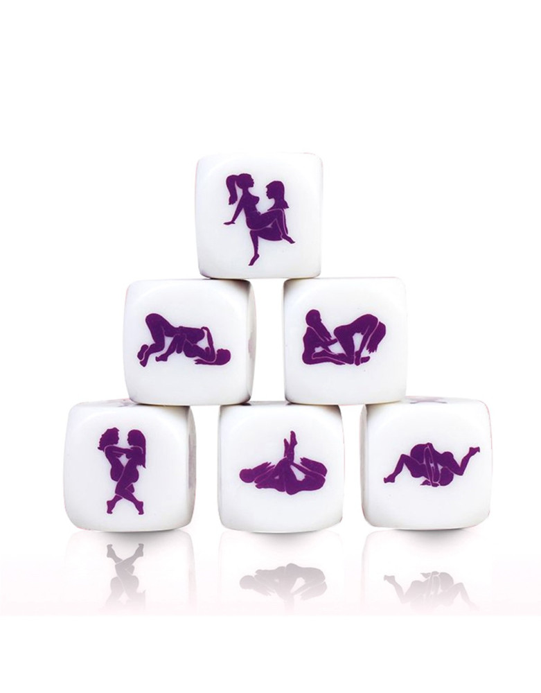 Dé position kamasutra pour couple Femmes Lesbiennes 6 faces