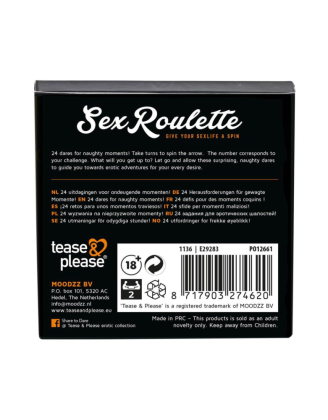 Jeu "Sex Roulette" 24 défis coquins