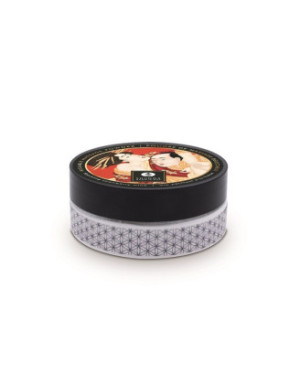 Mini Coffret poudre corporelle fraise/vin pétillant et plumeau assorti