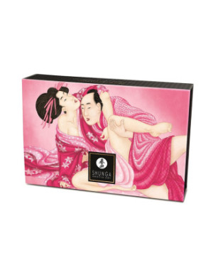 Mini Coffret poudre corporelle framboise et plumeau assorti