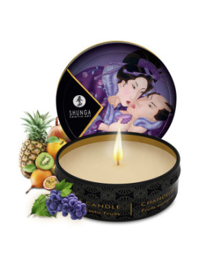 Mini bougie de massage fruits exotiques 30ml