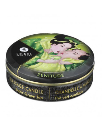 Mini bougie de massage thé vert 30ml