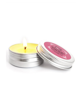 Mini Bougie de massage barbe à papa 30 ml 100% naturelle