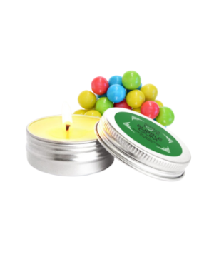 Mini Bougie de massage Bubble Gum 30ml 100% naturelle