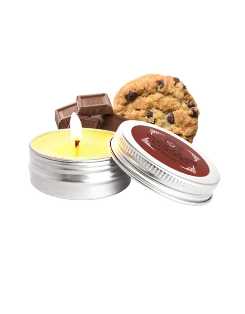 Mini Bougie de massage Chocolat Cookie 30ml 100% naturelle