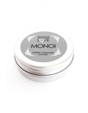 Mini Bougie de massage Monoï 30ml 100% naturelle