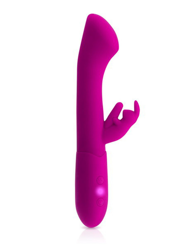 Vibromasseur rabbit Bella rose USB large tête point G 10 programmes