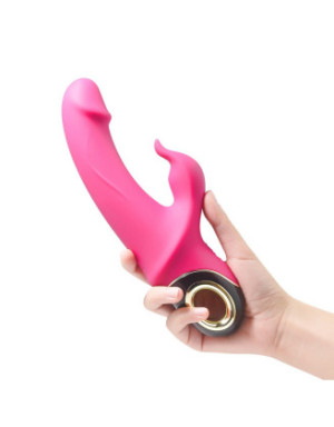 Vibromasseur Rabbit rose 9 modes de vibrations puissantes