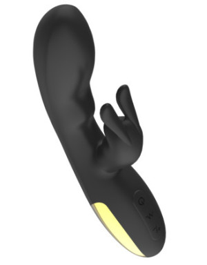 Vibromasseur rabbit noir Luxe très puissant, USB