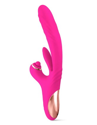 Vibromasseur Rabbit 3-en-1 Sassy Yoba – Va-et-vient, Tapotements & Rotation Clitoridienne