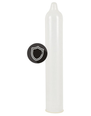 Préservatifs lubrifiés, plus épais, en latex x12 avec réservoir Extra Safe 53 mm