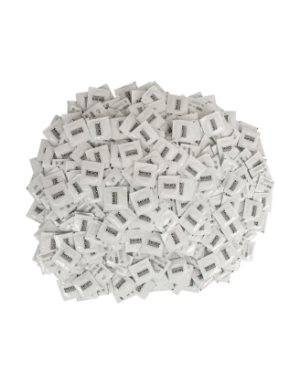 Lot de 1000 préservatifs latex lubrifiés 53 mm