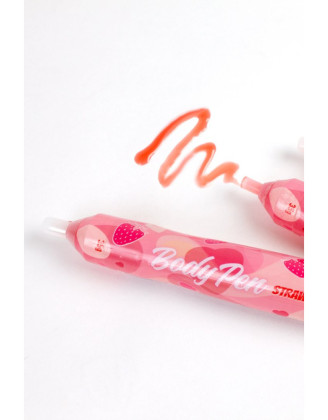 Stylo corporel bodypaint comestible fraise