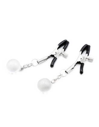 Pinces à seins réglables avec bijoux