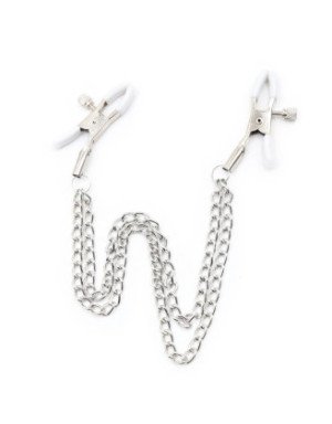 Pinces à seins réglables avec double chainettes