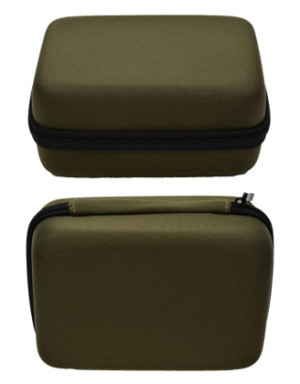 Boite de rangement coquée couleur kaki