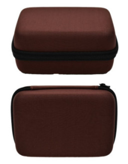 Boite de rangement coquée couleur marron
