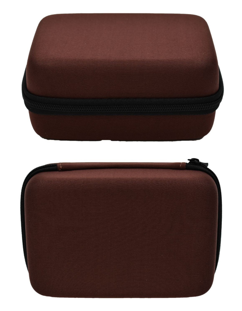 Boite de rangement coquée couleur marron