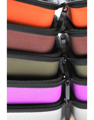 Boite de rangement coquée couleur marron