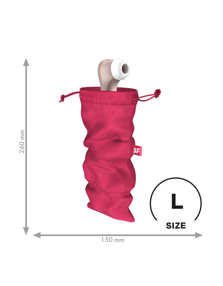 Sac de rangement sextoys rose taille L Treasure Bag Satisfyer