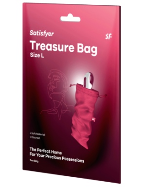 Sac de rangement sextoys rose taille L Treasure Bag Satisfyer
