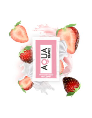 Dosette lubrifiant à base d'eau saveur fraise à la crème 6 ML