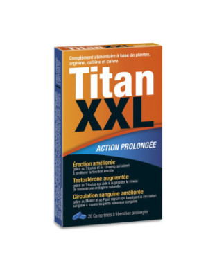 TitanXXL Stimulant sexuel 20 comprimés