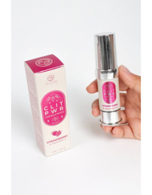 Baume stimulant chauffant pour clitoris Fraise 15ml