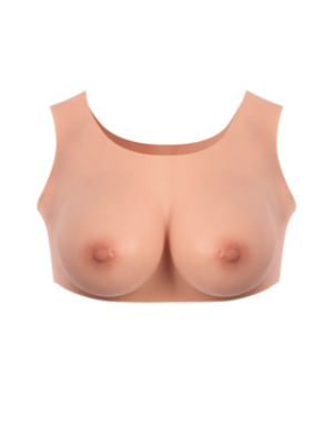 Buste seins réaliste couleur peau claire Taille S Bonnet C