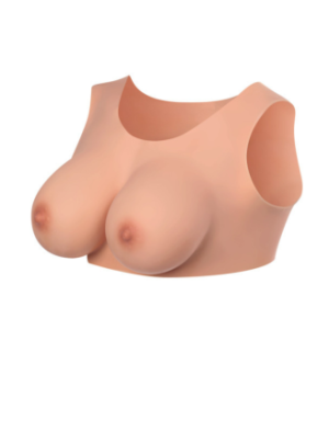 Buste seins réaliste couleur peau claire Taille S Bonnet C