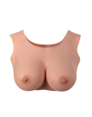 Buste seins réaliste couleur peau claire Taille M Bonnet D