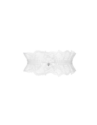 Weddya jarretière blanche