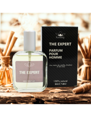 Parfum homme 100% naturel – Vanille, ambre  musc – 50 ml