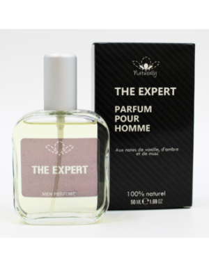 Parfum homme 100% naturel – Vanille, ambre  musc – 50 ml