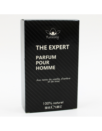 Parfum homme 100% naturel – Vanille, ambre  musc – 50 ml