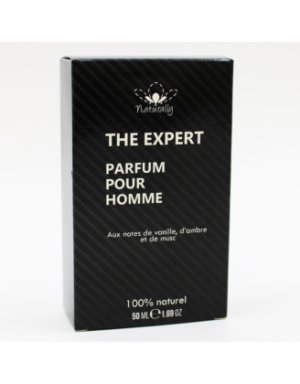 Parfum homme 100% naturel – Vanille, ambre  musc – 50 ml