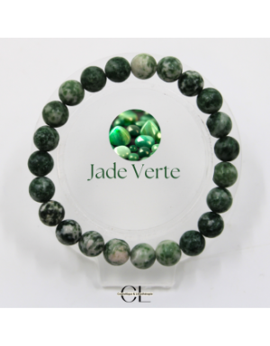 Bracelet en pierres naturelles Jade Verte AB 8mm