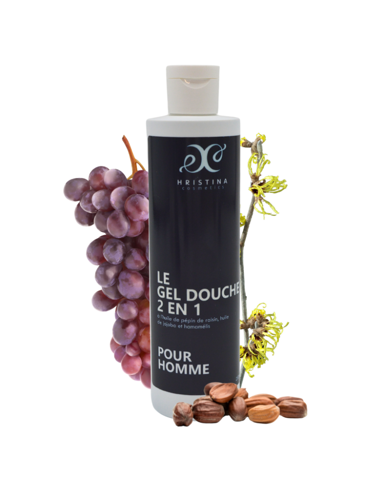 2 en 1 Shampoing et Gel douche - Homme 250ml
