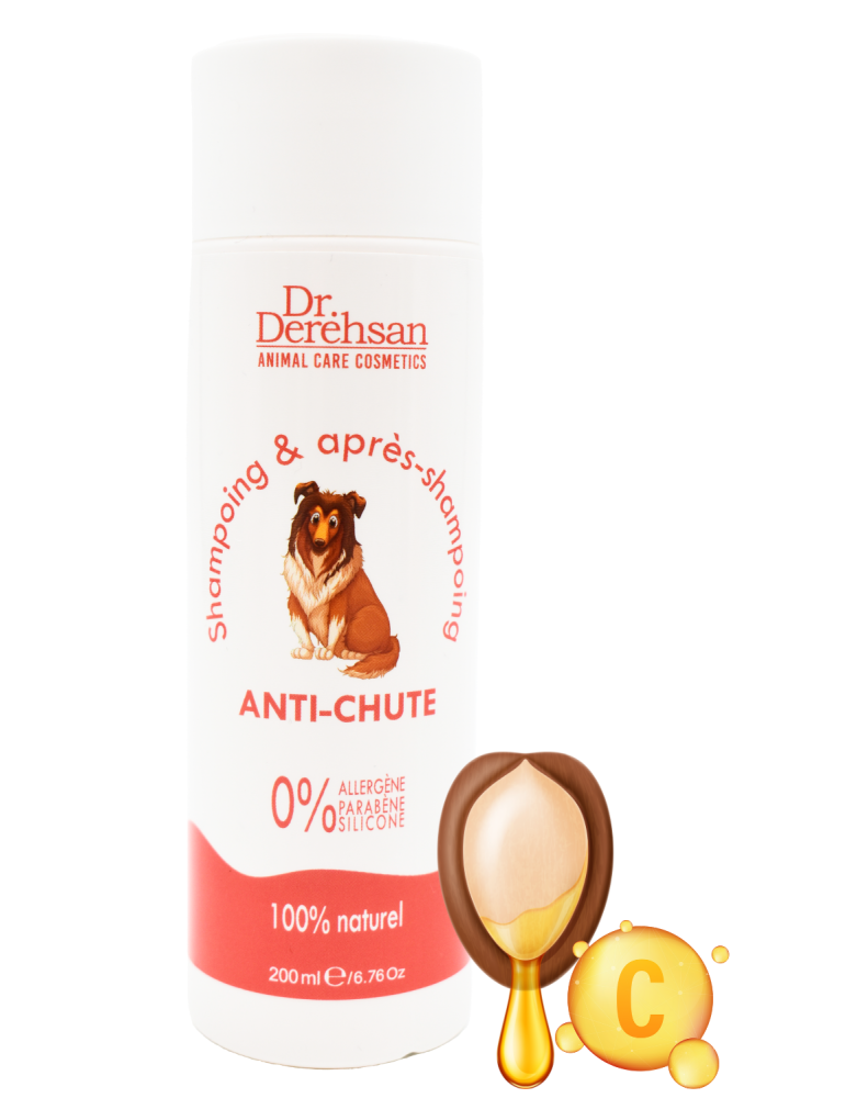 Shampoing pour chien - ANTI-CHUTE 200ml