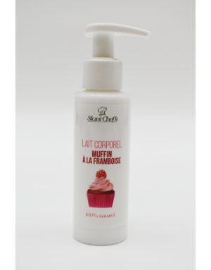 Lait corporel - muffin à la framboise - 100ml 100% naturel