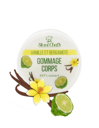 Gommage corps à la vanille et bergamote - 250ml 100% naturel