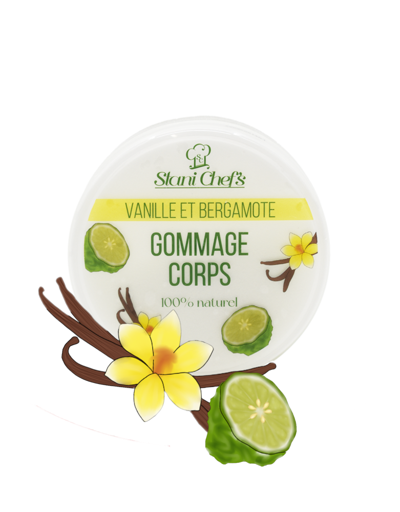 Gommage corps à la vanille et bergamote - 250ml 100% naturel