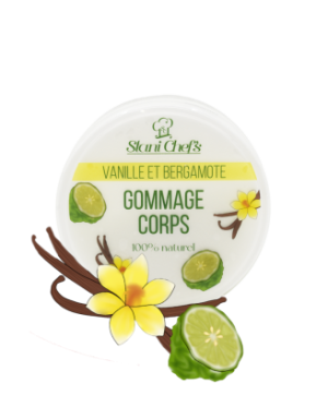 Gommage corps à la vanille et bergamote - 250ml 100% naturel