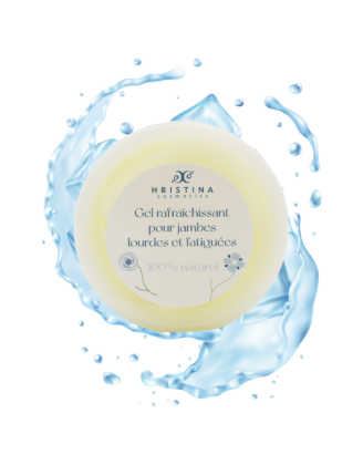 Gel rafraîchissant pour jambes lourdes et fatiguées - 100ml 100% naturel