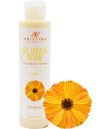 Gel douche intime à l'extrait de calendula - 125ml 100% naturel
