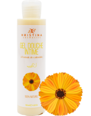 Gel douche intime à l'extrait de calendula - 125ml 100% naturel