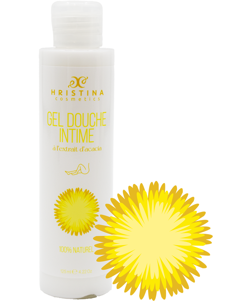 Gel douche intime à l'extrait d'acacia - 125ml 100% naturel