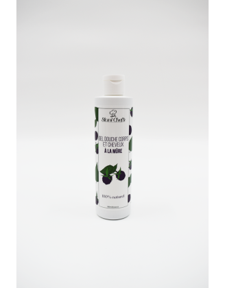 2 en 1 Gel douche corps et shampoing à la mûre - 250ml 100% naturel