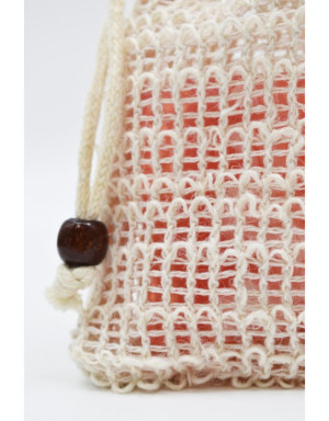 Sac à savon en sisal - Beige